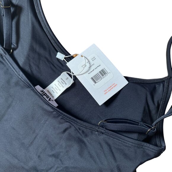 Andie Swim The Amalfi One Piece Swimsuit Black Size S NWT - Picture 5 of 5